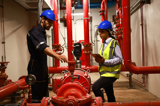 PE1223_Engineer and tech check fire sprinkler system.jpg