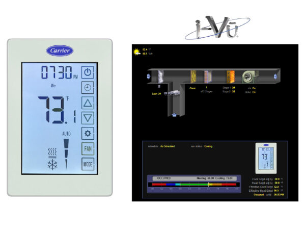 Carrier ComfortVu BACnet Thermostats