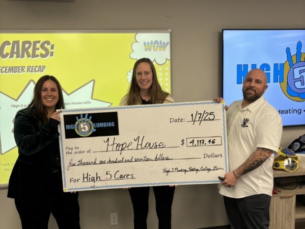 High 5 Plumbing, Heating, Cooling & Electric Donates Over $25,000 to Charity.jpg