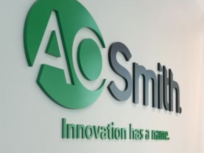 Person Holding Mobile Phone with Logo of American Company a.O. Smith  Corporation on Screen in Front of Business Web Page Editorial Stock Photo -  Image of online, public: 280986118