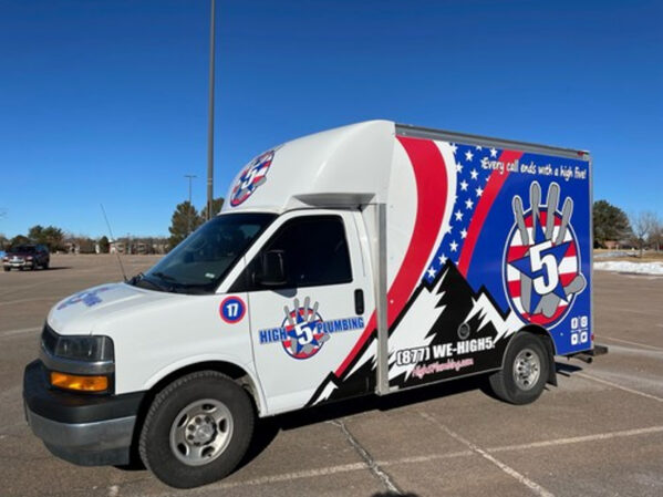 High 5 Plumbing Unveils New Freedom Truck