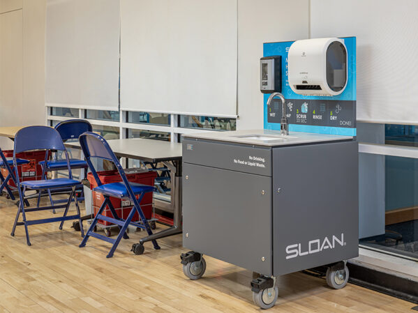 UC San Diego Specifies Sloan Mobile Handwashing Station for Vaccination Site