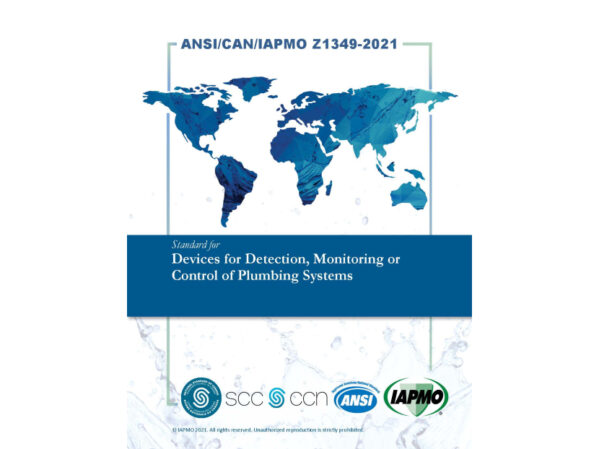 IAPMO Publishes U.S., Canadian Standard for Detection, Monitoring, Control of Plumbing Systems