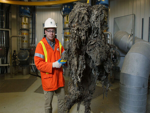 Study: Flushable Wipes Aren't Flushable