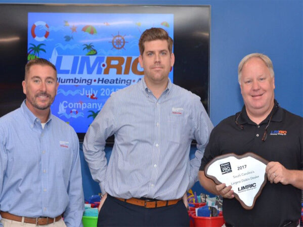 LimRic Named Daikin’s Largest South Carolina Dealer