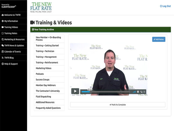 New Flat Rate Unveils New Cloud-Based Training Platform