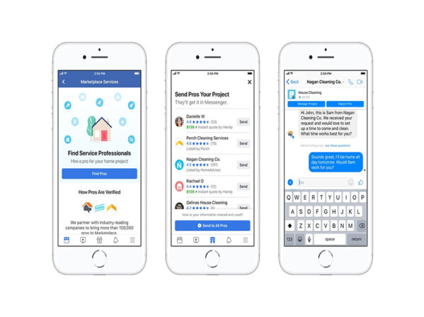 Facebook Marketplace Now Lets Consumers Hire Home Service Pros