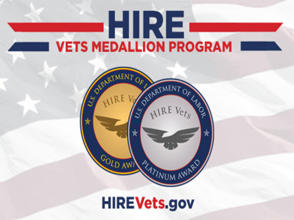 Trademasters Service Receives HIRE Vets Medallion Award