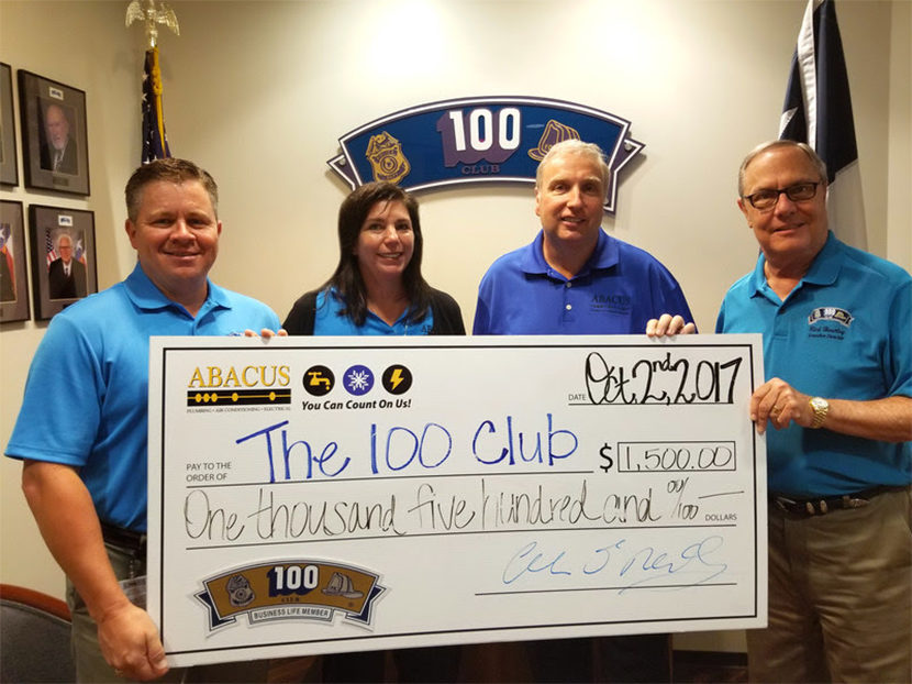 Abacus Joins The 100 Club Of Houston To Support Families Of First 