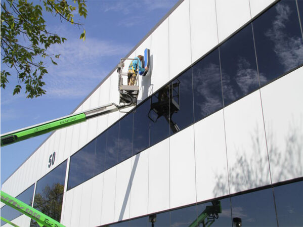 Branding Underway at Uponor’s New Manufacturing Facility