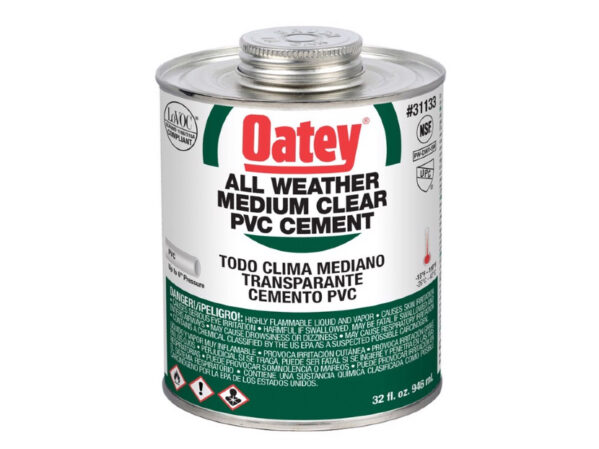 Oatey All Weather Medium PVC Cement