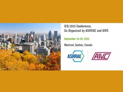 Ashrae aivc issue final call for papers for ieq 2025 conference