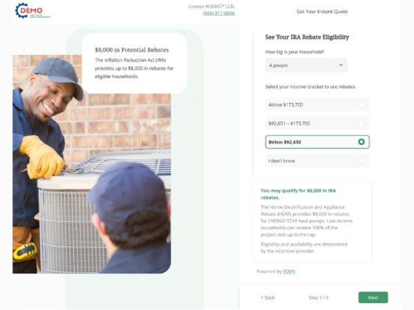 EDEN Adds Support for IRA HEAR Rebates to Instant Quote Tool.jpg