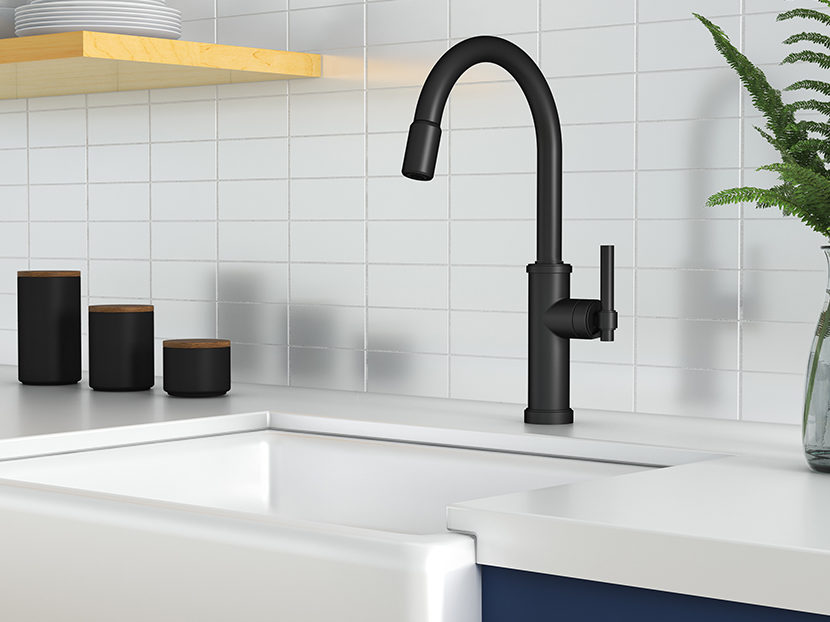 Multidimensional feel: New kitchen faucet suites from Newport